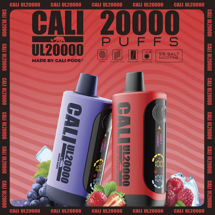 Cali UL20000 20,000 Puff Disposable - Dad Vape