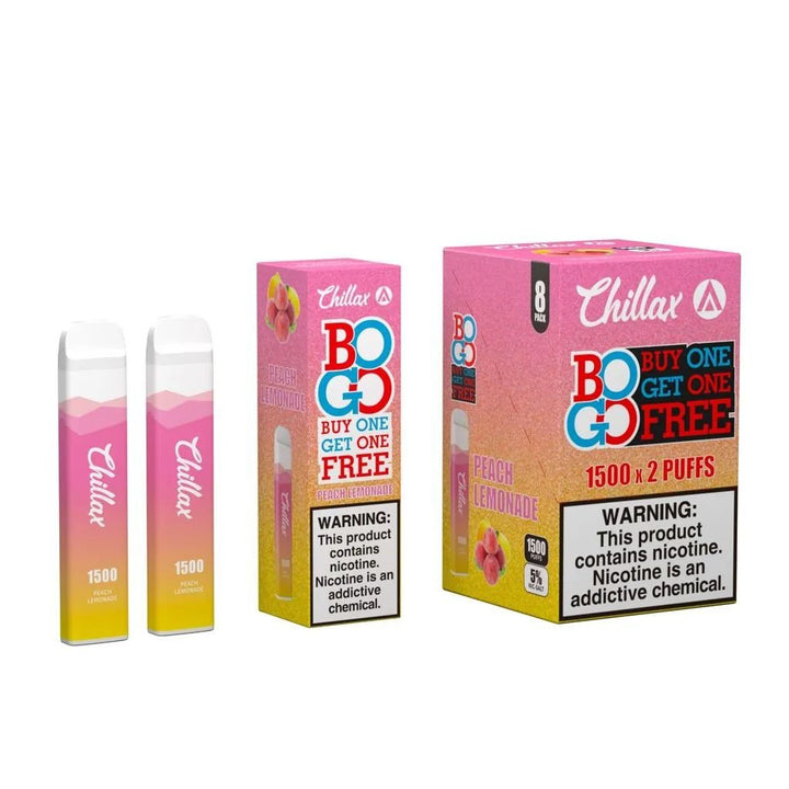 Chillax 1,500 Puffs Disposable 5% Nicotine - Dad Vape