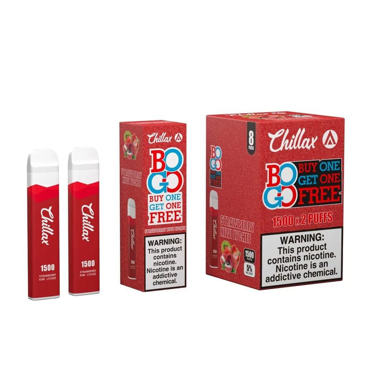 Chillax 1,500 Puffs Disposable 5% Nicotine - Dad Vape