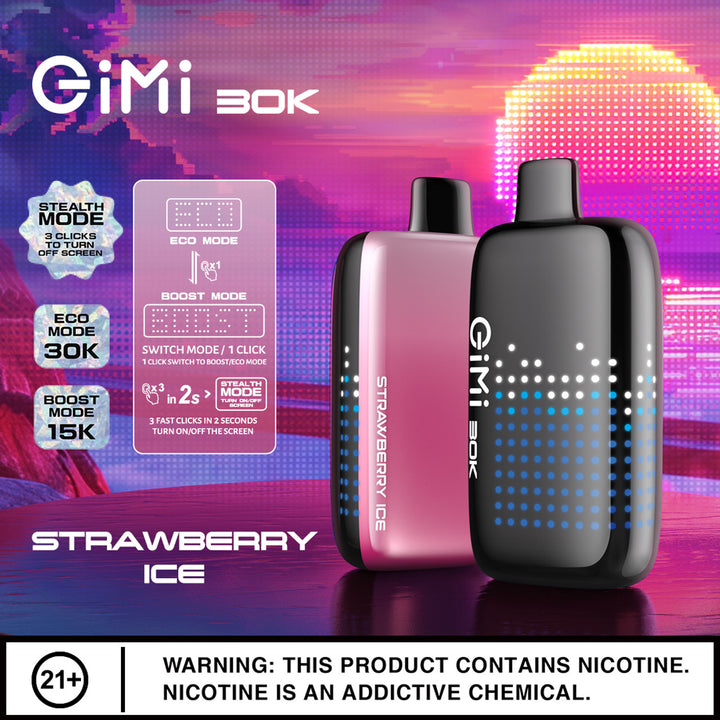 Gimi 30K 30,000 Puff Disposable - Dad Vape