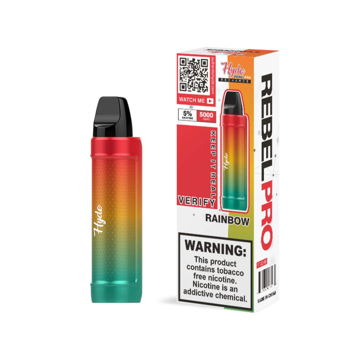 Hyde Rebel Pro Recharge 5,000 Puffs Disposable Vape - Dad Vape