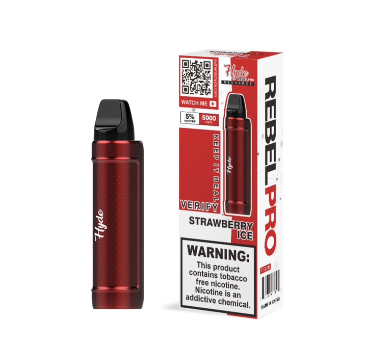 Hyde Rebel Pro Recharge 5,000 Puffs Disposable Vape - Dad Vape