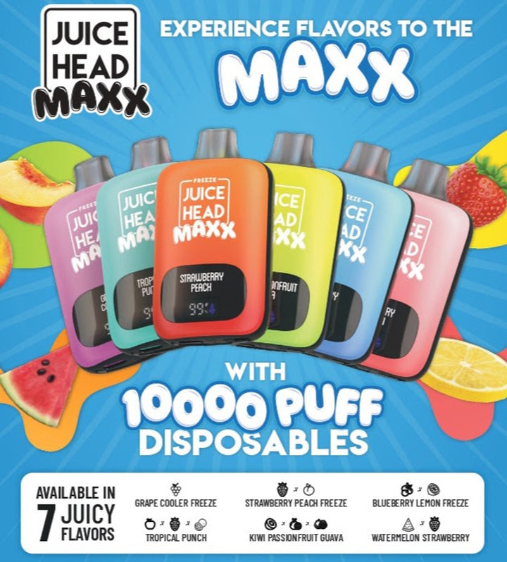 Juice Head Maxx 10,000 Puff Disposable - Dad Vape