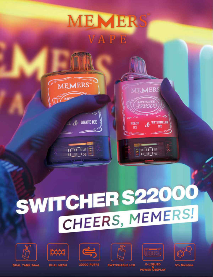 Memers Switchers S22000 Puff Disposable - Dad Vape